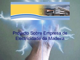 5 - Projecto EMPRESA DE ELECTRICIDADE DA MADEIRA S.A.