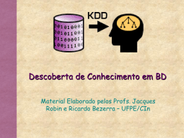 IntroducaoKDDprocess - pgc-upe