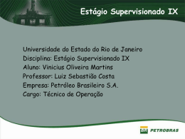 Apresentação Vinicius Martins