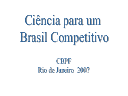 Física Para um Brasil Competitivo - Mesonpi