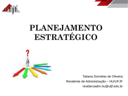 Planejamento Estratégico por Tatiana Dornelas