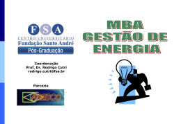 MBA GESTAO DE ENERGIA