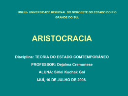 ARISTOCRACIA - Capital Social Sul