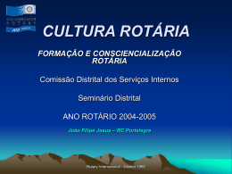 Formação Rotária - rotary clube de portalegre