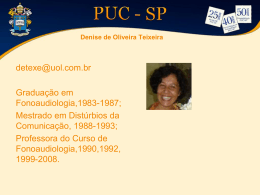 Denise de Oliveira Teixeira - PUC-SP