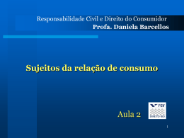 Aula2_consumidor082 - Acadêmico de Direito da FGV