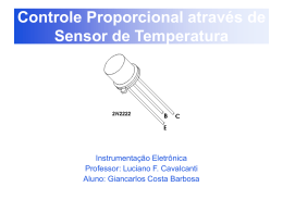 Controle Proporcional através de Sensor de Temperatura