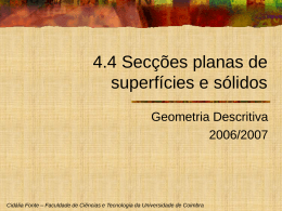 8_Seccoes planas - Universidade de Coimbra