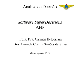 aula 1a superdecisions ahp