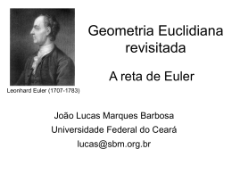 A Reta de Euler