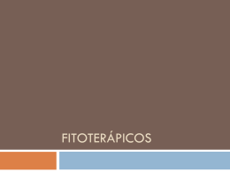 FITOTERÁPICOS - Universidade Castelo Branco