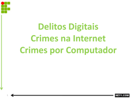 delitos digitais crimes na internet crimes por computador
