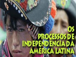 independências latino