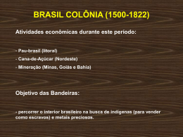 BRASIL COLÔNIA (1500