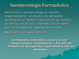 Aula Nanotecnologia Farmacêutica - TFA - 2009
