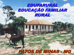 Projeto Edufa Rural Patos de Minas