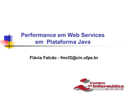 Performance em web services na plataforma java