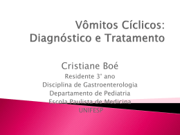 Vômitos Cíclicos: Diagnóstico e Tratamento