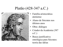 Platão (428/7-347 a.C.)