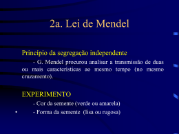 2a. Lei de Mendel