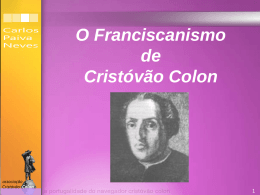cristóvão colon, missão portugalidade
