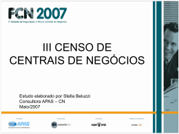 III Censo CN 2007
