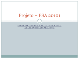 Projeto PSA 20101