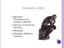Filosofia e Mito_2013