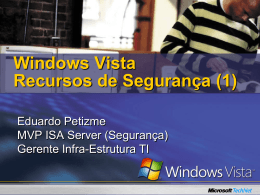 Security Features in Windows Vista - Center