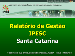Histórico Criação do IPESC