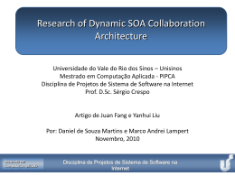 Arquitetura Colaborativa para SOA