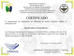 Certificados-Delegados UNASUL - cecafa