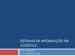 Sistemas de Informação em logística
