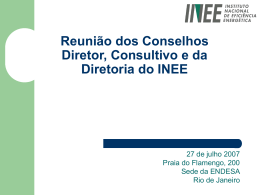 Visão do INEE sobre o tema da Eficiência Energética