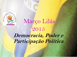Democracia, Poder e Participação Política