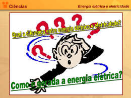 Energia elétrica e eletricidade
