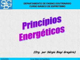 Princípios Energéticos - Sérgio Biagi Gregorio