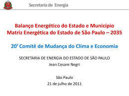 energia - Prefeitura de São Paulo