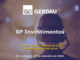 XP Investimentos - Setembro