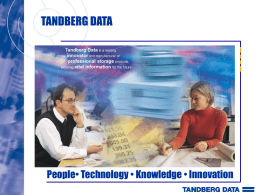 SLR Autoloader - Tandberg Data Americas