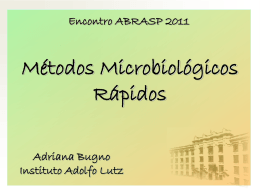 Métodos Microbiológicos Rápidos - Adriana Bugno