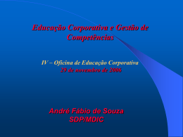 André Fabio de Souza - Educação Corporativa