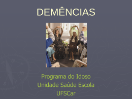 aula preparada pelos profissionais do Programa do Idoso da UFSCar