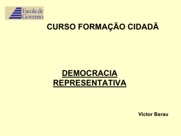Aula 7 - 12.04 - Democracia Representativa