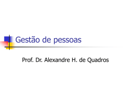 Slide 1 - prof. alexandre h. de quadros