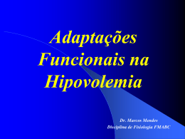 Hipovolemia - Fisiologia FMABC