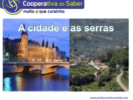 A Cidade e as Serras - Profasoninha