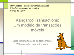 KangorooTransactions - Universidade Federal de Campina