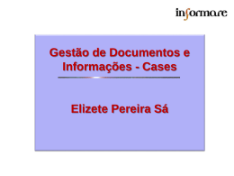 Gestão de Documentos e Informações