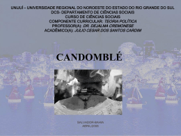 Candomblé ppt - Capital Social Sul